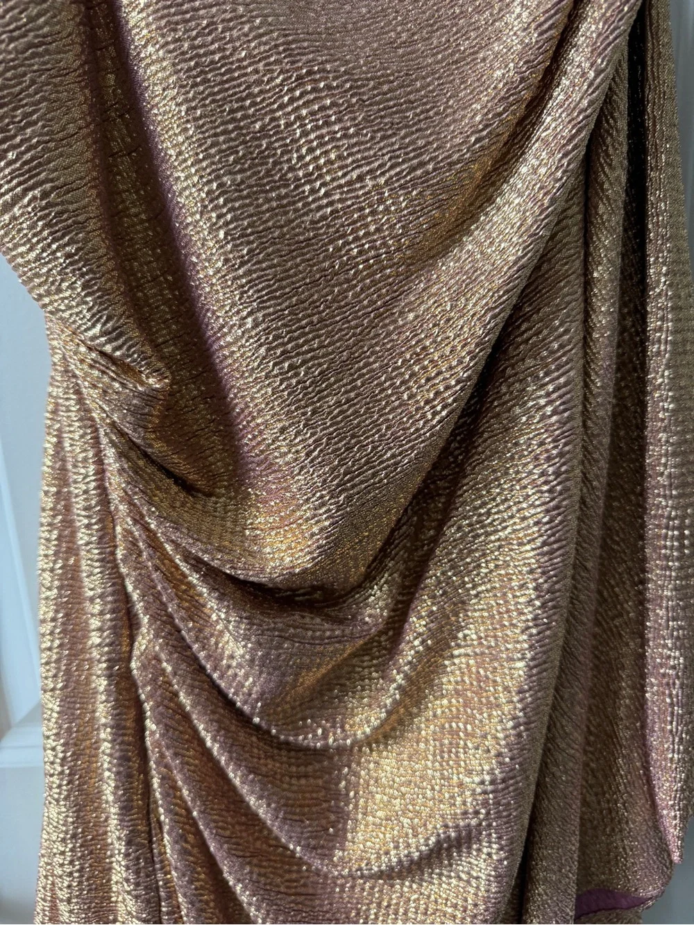 Adrianna Papell shimmering metallic